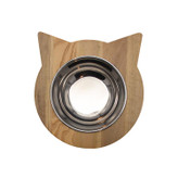 ظرف آب و غذای سگ چوبی