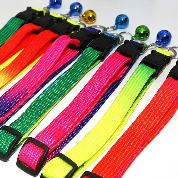 قلاده گردنی رنگین کمانی گربه و توله سگ نژاد کوچک