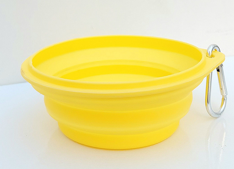 ظرف غذا و آب سیلیکونی تاشو سگ و گربه